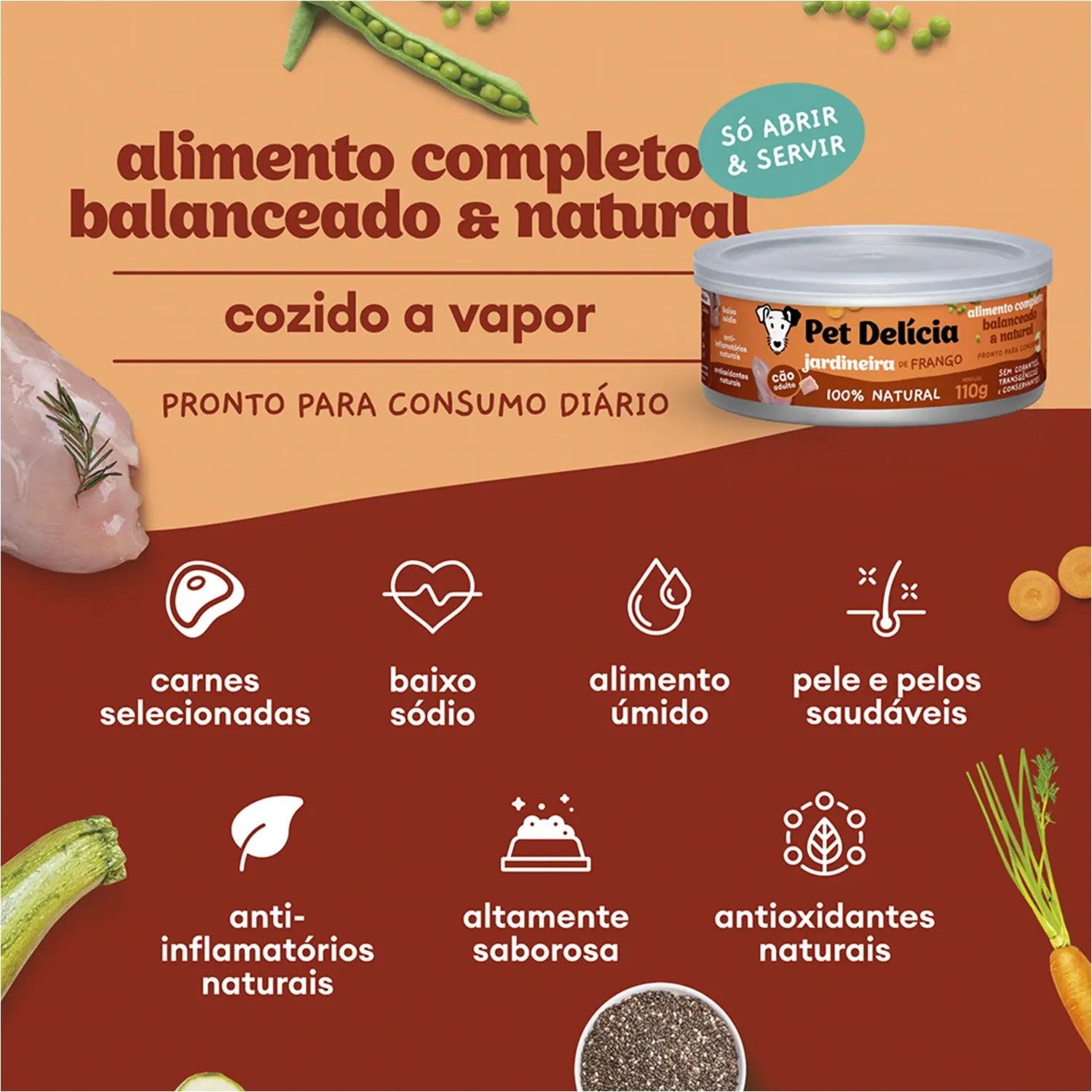 Alimento Completo e Balanceado 110g